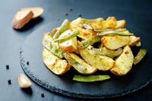 Freeze Roasted Redskin Potatoes and Jalapeños