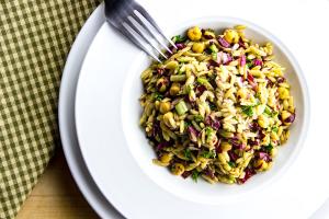 Freeze Dried Multi-Grain Orzo, Garbanzo and Kale