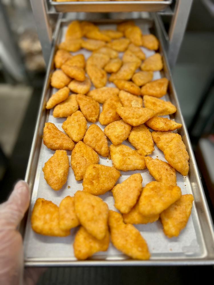 Freeze Dried Macaroni and Cheese Wedges