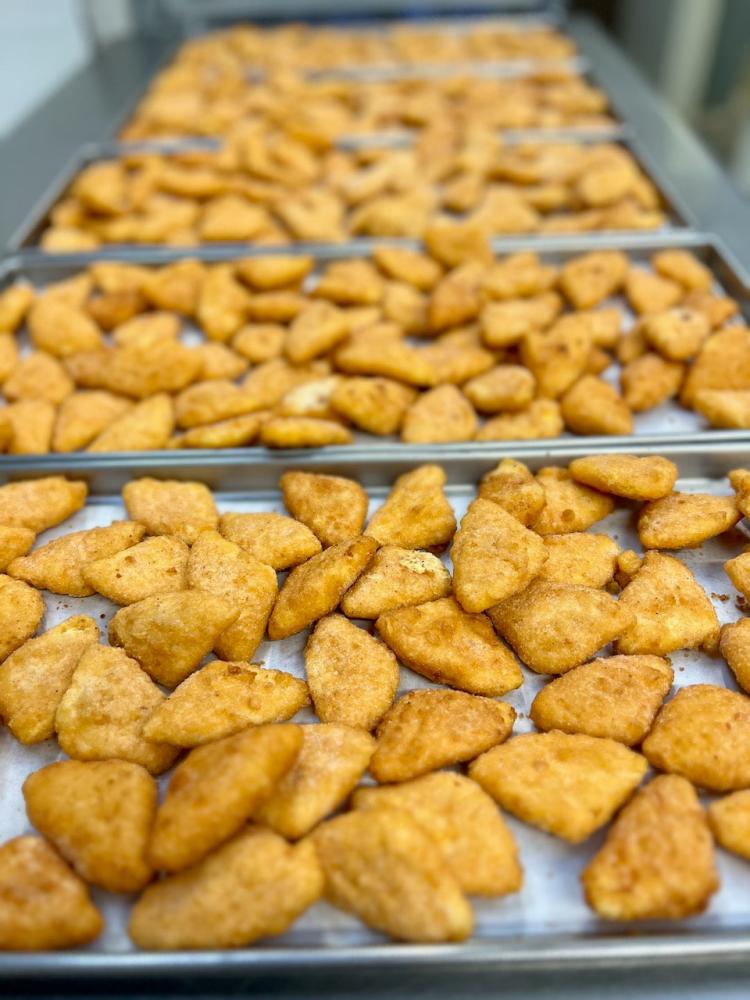 Freeze Dried Macaroni and Cheese Wedges