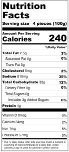 Freeze Dried Macaroni and Cheese Wedges