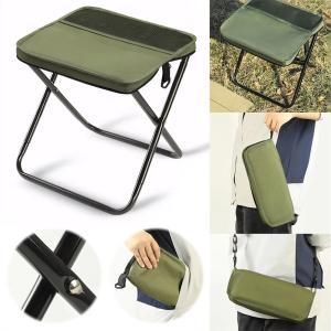 Foldable Backpack Stool / Chair - Lightweight - Outdoor - Folding Chair for Fishing, Camping, Cabin, Travel and Bug-Out Gear