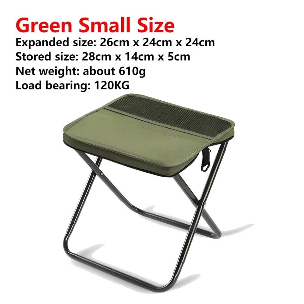 Foldable Backpack Stool / Chair - Lightweight - Outdoor - Folding Chair for Fishing, Camping, Cabin, Travel and Bug-Out Gear