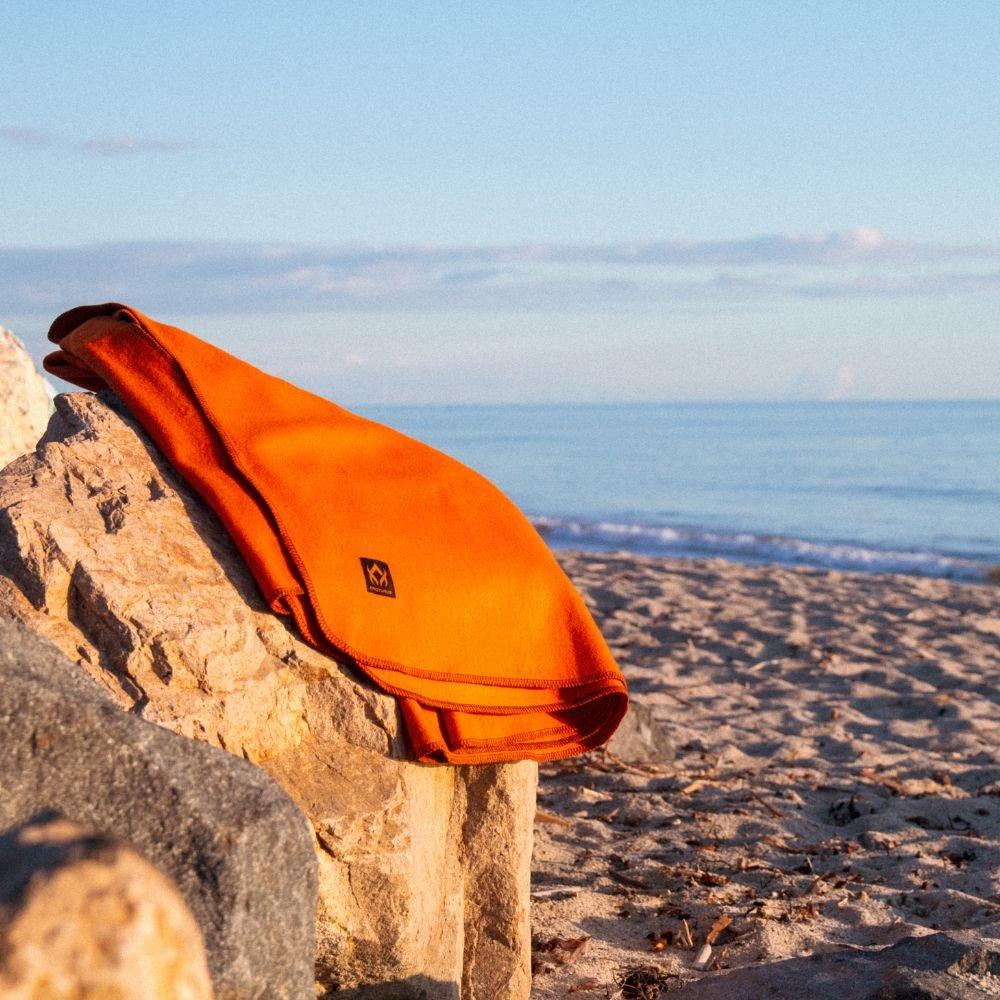 Military Wool Blanket - Ember Orange