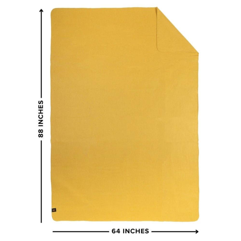 Military Wool Blanket - Gold