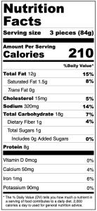 Freeze Dried Fully Cooked Green Chile Chicken Firecrackers