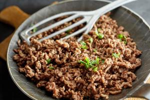 Freeze Dried Fully Cooked Ground Bison