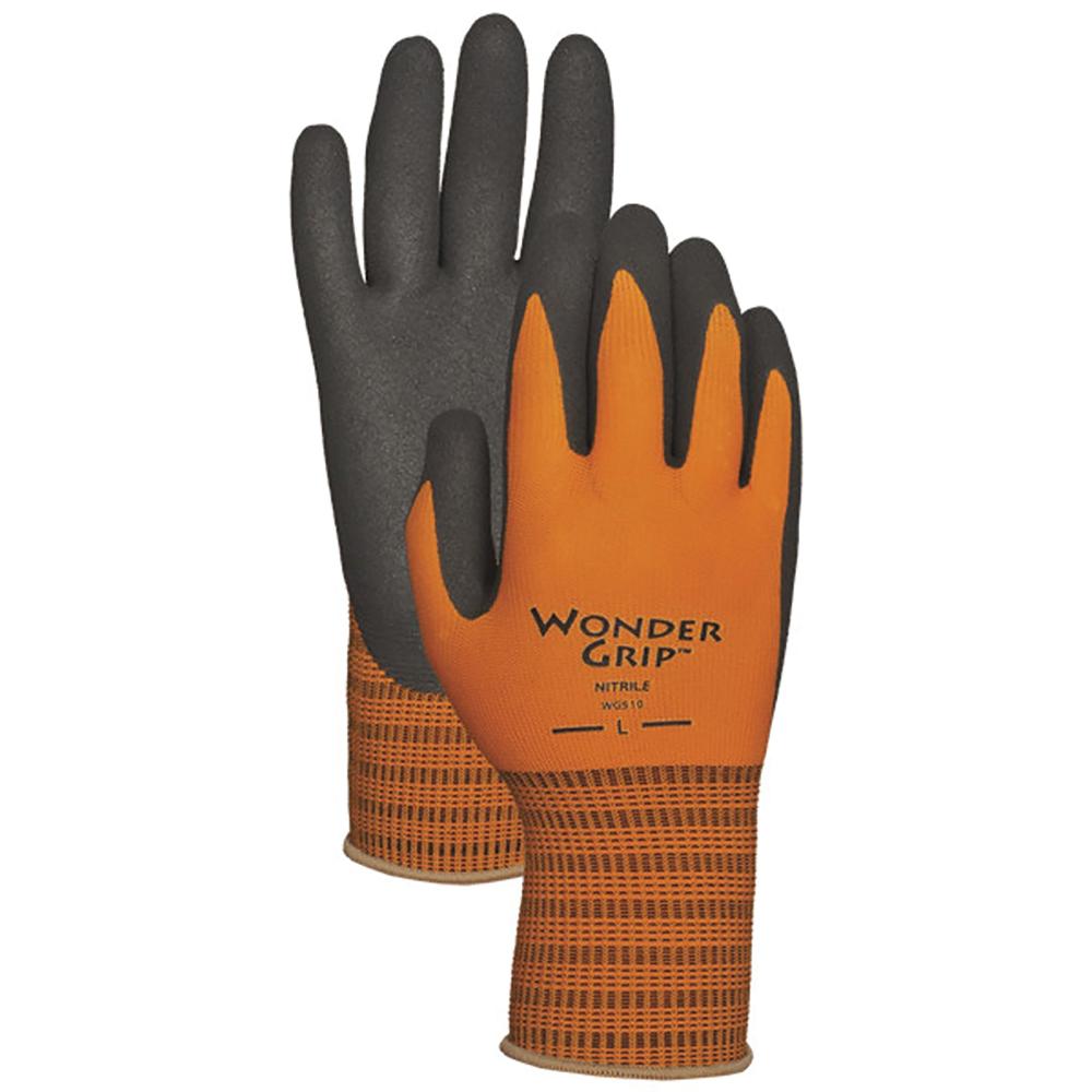 Gardening Gloves, Wonder Grip Extra Tough Men's Large 1 pair large