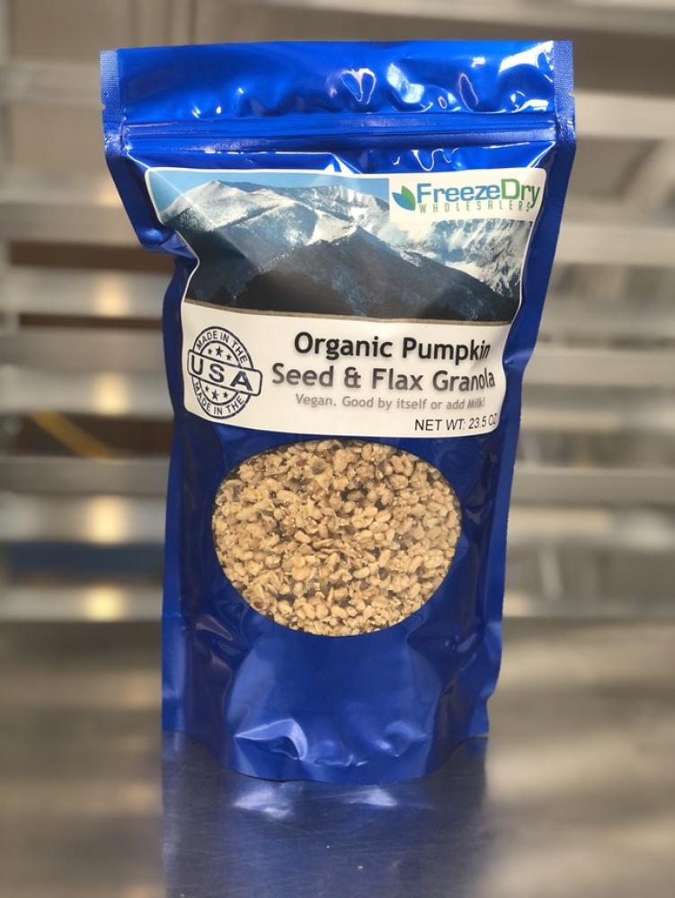 Freeze Dried Pumpkin Seed and Flax Granola