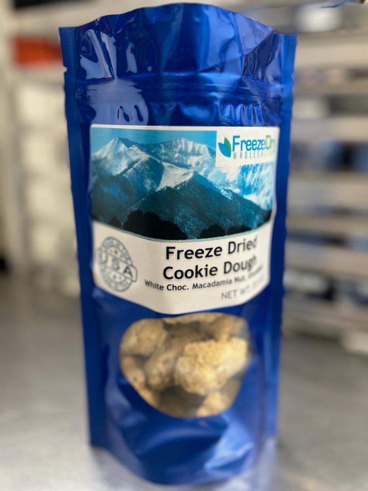 Freeze Dried White Chocolate Macadamia Nut Cookie Dough
