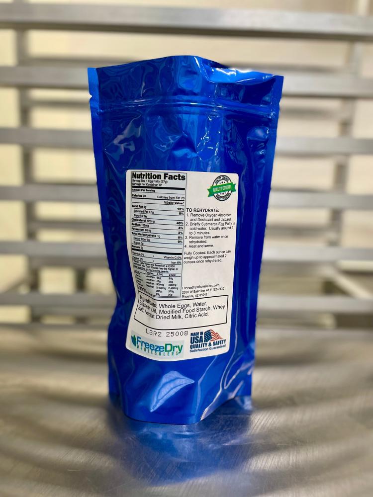 [LIMITED PRODUCTION] Freeze Dried Fully Cooked Scrambled Egg Patties