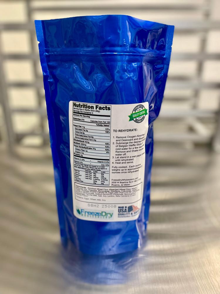 [LIMITED PRODUCTION] Freeze Dried Fully Cooked Belgian Waffle Sticks