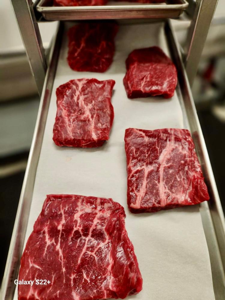 LIMITED PRODUCTION RUN Freeze Dried Black Angus USDA Prime Flat Iron Steaks