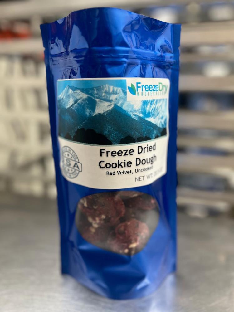 Freeze Dried Red Velvet Cookie Dough