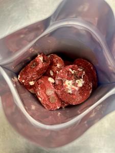 Freeze Dried Red Velvet Cookie Dough