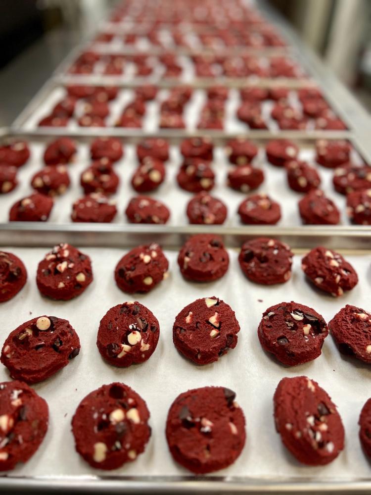 Freeze Dried Red Velvet Cookie Dough