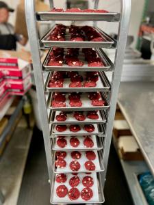 Freeze Dried Red Velvet Cookie Dough