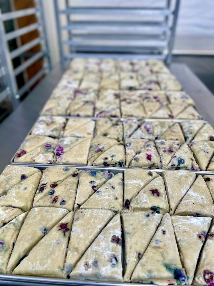 Freeze Dried Ready To Bake Blueberry Scones