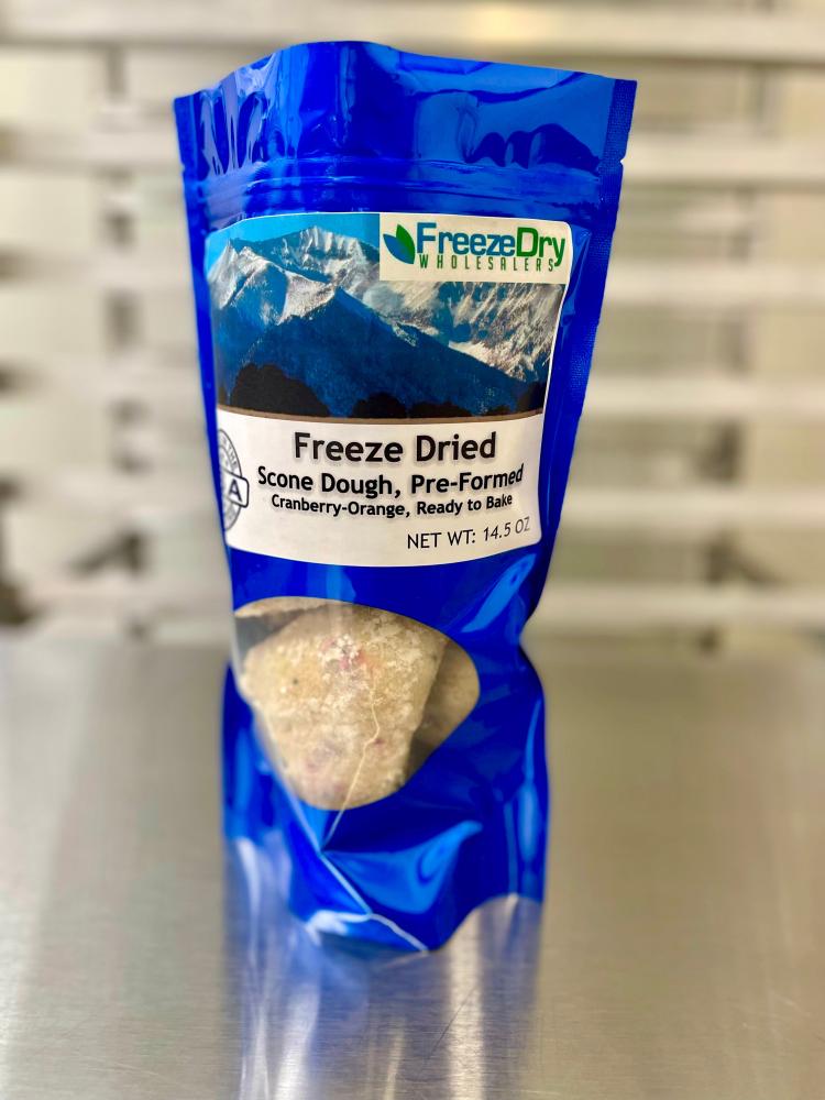 Freeze Dried Ready To Bake Cranberry Orange Scones
