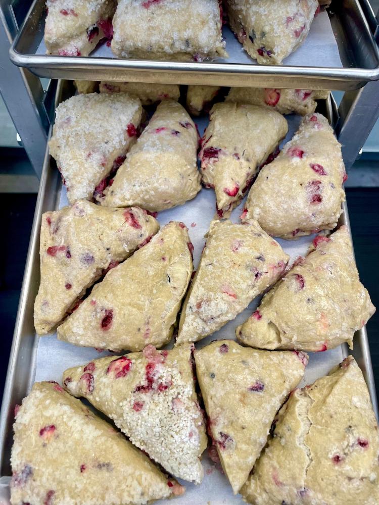 Freeze Dried Ready To Bake Cranberry Orange Scones