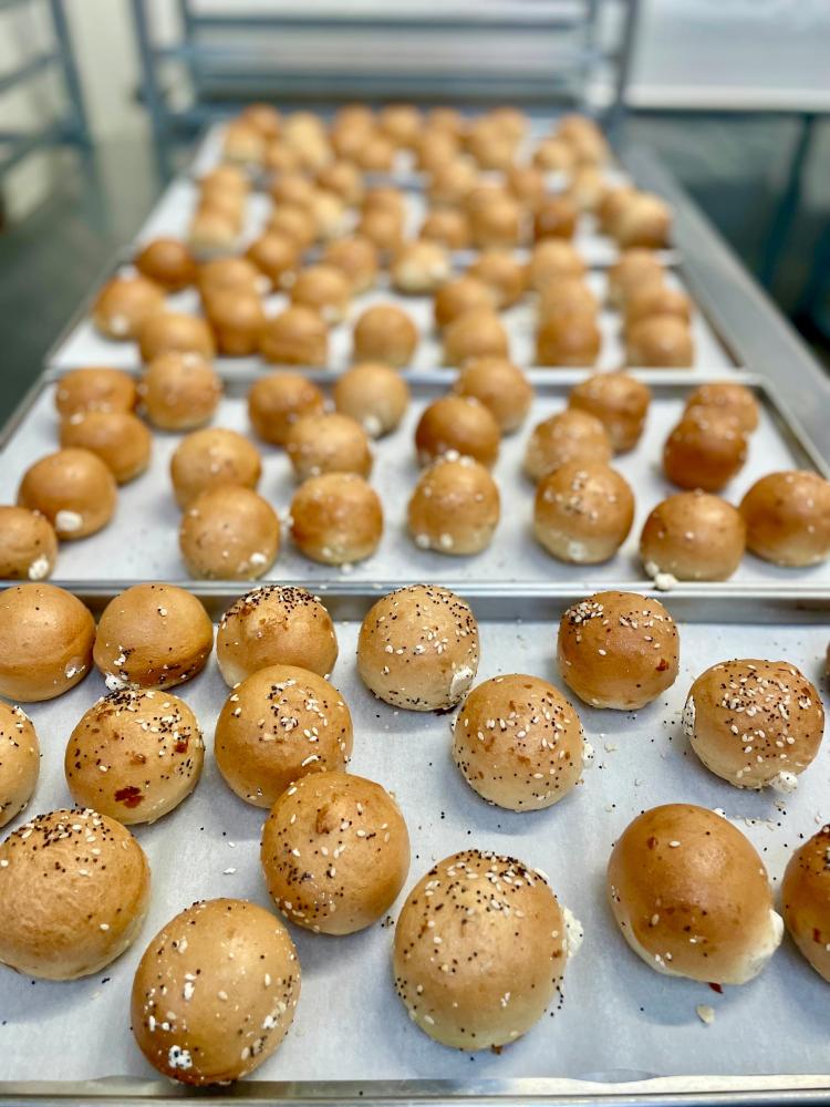 LIMITED PRODUCTION Freeze Dried Fully Cooked Cream Cheese Stuffed Everything Bagel Bites