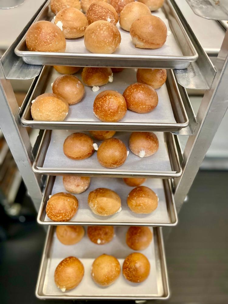 LIMITED PRODUCTION Freeze Dried Fully Cooked Plain Cream Cheese Stuffed Bagel Bites