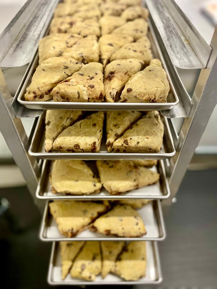 Freeze Dried Ready To Bake Chocolate Chip Scones