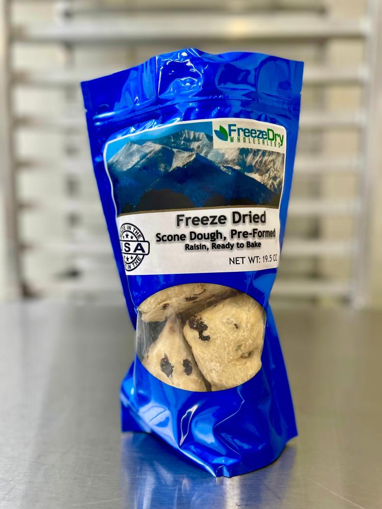 Freeze Dried Ready To Bake Raisin Scones