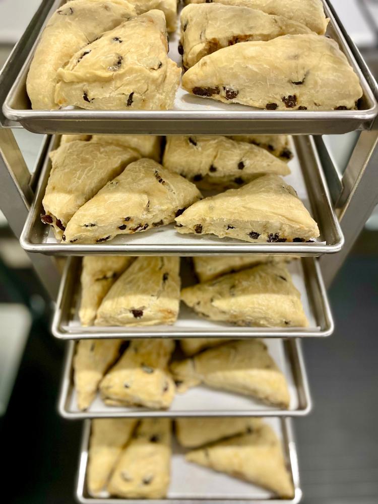 Freeze Dried Ready To Bake Raisin Scones
