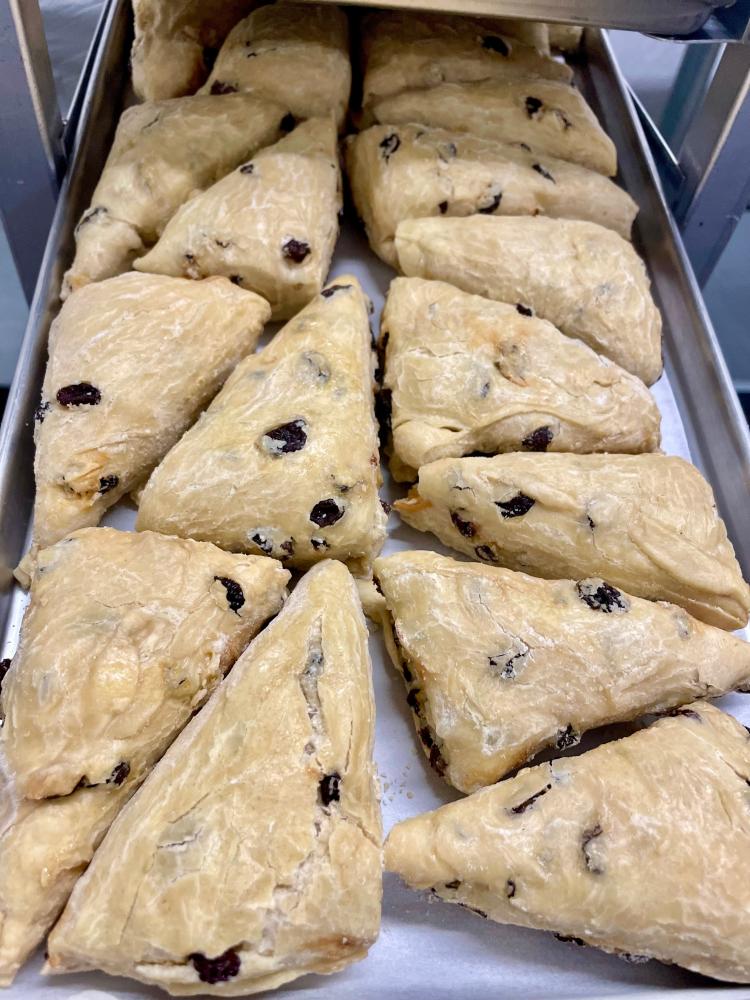 Freeze Dried Ready To Bake Raisin Scones