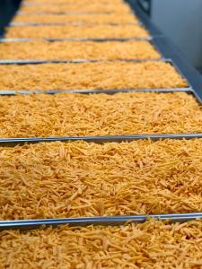 Freeze Dried Cheeseburger Meal Deal Bundle/Combo - Four Packs Total; Freeze Dried Beef patties, Hamburger Buns, Cheddar Cheese and Lattice Cut Sweet Potato Fries!