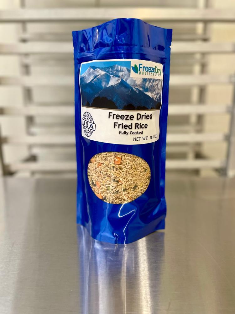 Freeze Dried Chicken Stir Fry Meal Deal Bundle/Combo - Four Packs Total; Freeze Dried Chicken Breast Strips, Stir Fry Veggies, Fried Rice and Vegetable Egg Rolls!