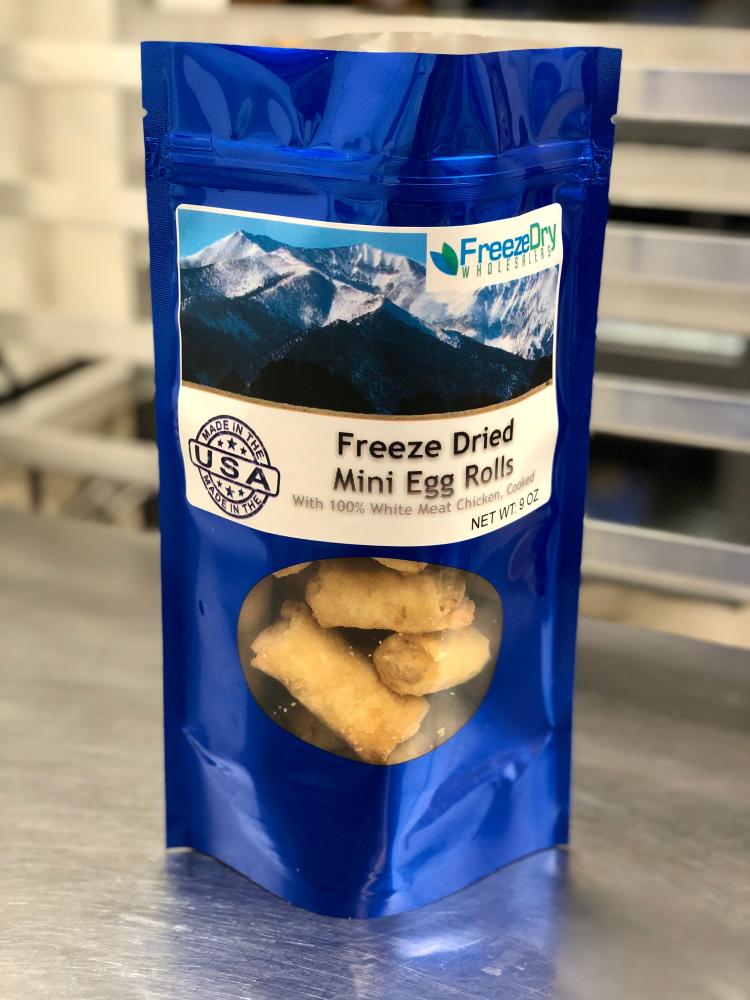 Freeze Dried Chicken Stir Fry Meal Deal Bundle/Combo - Four Packs Total; Freeze Dried Chicken Breast Strips, Stir Fry Veggies, Fried Rice and Vegetable Egg Rolls!