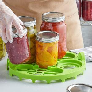 Fox Run Green Nylon Dual Canning Rack for Quart or Pint Sized Canning Jars