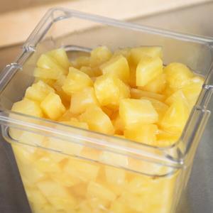 Del Monte #10 Can Pineapple Chunks in Juice - 6/Case
