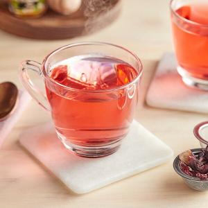 Organic Hibiscus Flowers Whole Herbal Loose Leaf Tea 1 lb. - Davidson's 