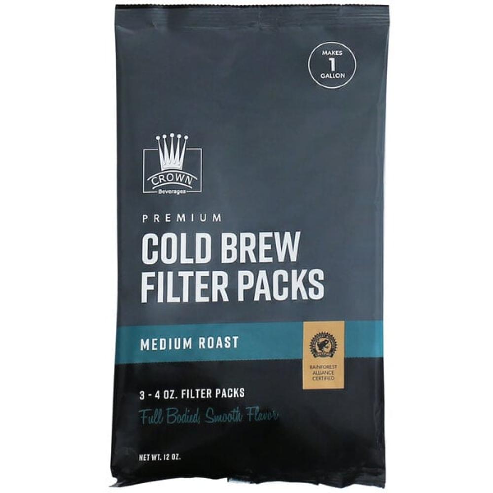 Cold Brew Filter Pack Bags 1 Gallon - Crown Beverages