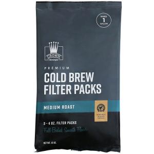 Cold Brew Filter Pack Bags 1 Gallon - 12/Case - Crown Beverages 