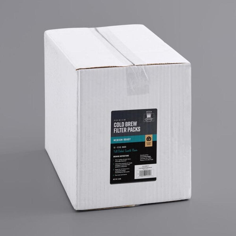 Cold Brew Filter Pack Bags 1 Gallon - 12/Case - Crown Beverages 
