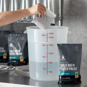 Cold Brew Filter Pack Bags 1 Gallon - 12/Case - Crown Beverages 