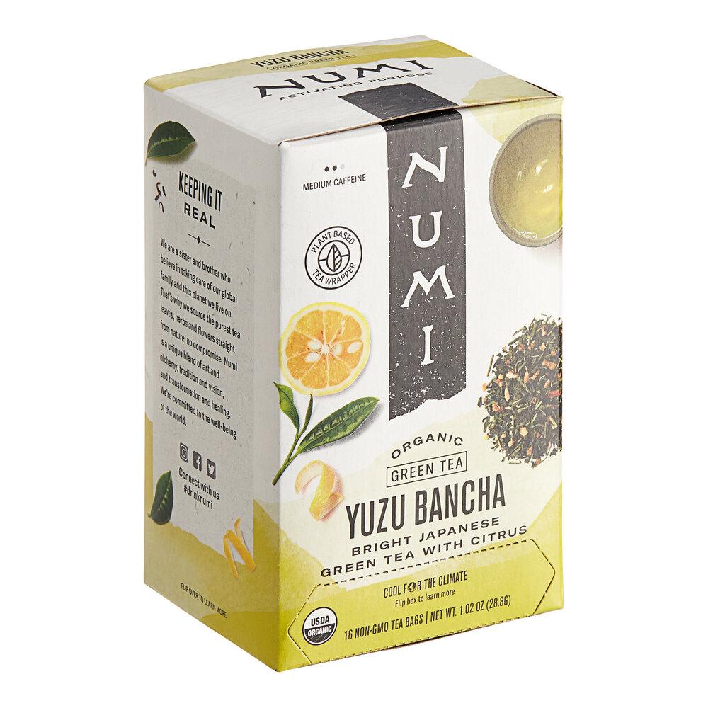 Organic Yuzu Bancha Tea Bags - 16/Box Numi 