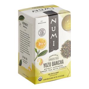 Organic Yuzu Bancha Tea Bags - 16/Box Numi 
