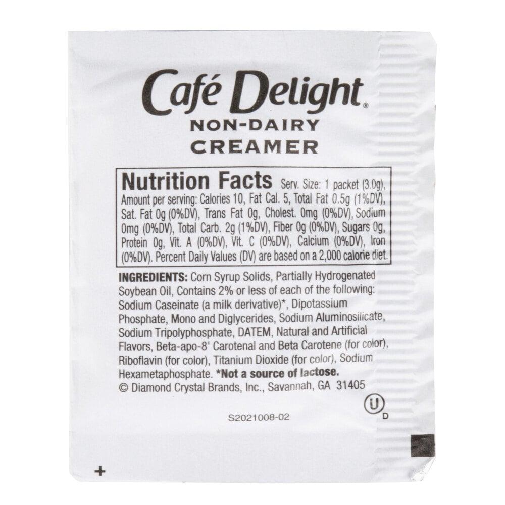 Cafe Delight Non-Dairy Creamer Single Serve Packet - 1,000/Case