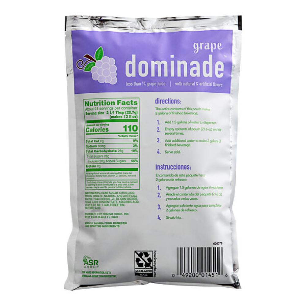 Grape Drink Mix - 21.6 oz. - 12/Case