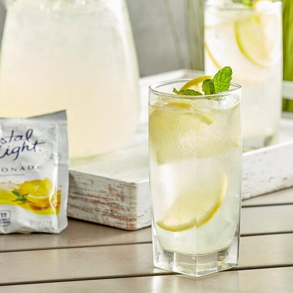 Crystal Light Sugar-Free Lemonade Powdered Mix Packet - 2.2 oz. - 12/Case