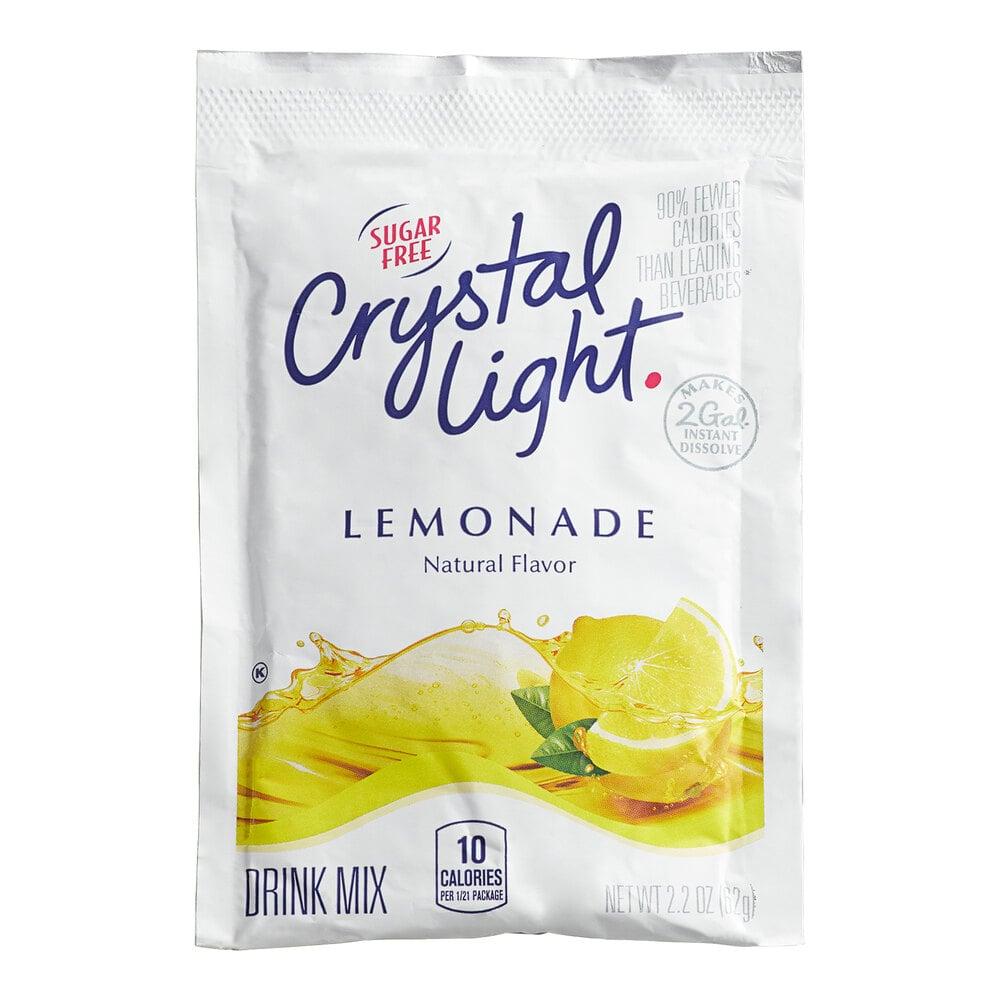 Crystal Light Sugar-Free Lemonade Powdered Mix Packet - 2.2 oz. - 12/Case