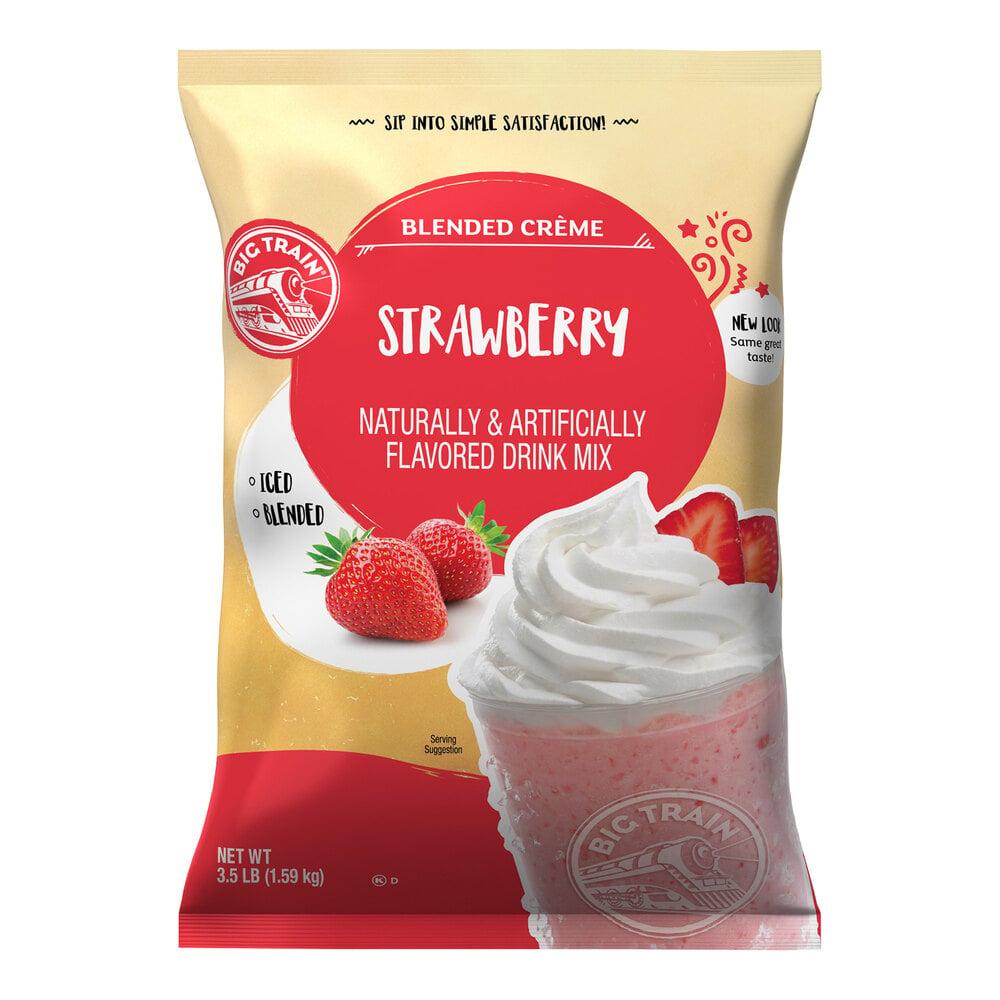 Big Train 3.5 lb. Strawberry Blended Creme Frappe Mix