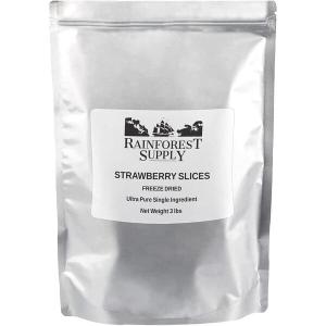 Rainforest Supply Freeze-Dried Strawberry Slices 3 lb.