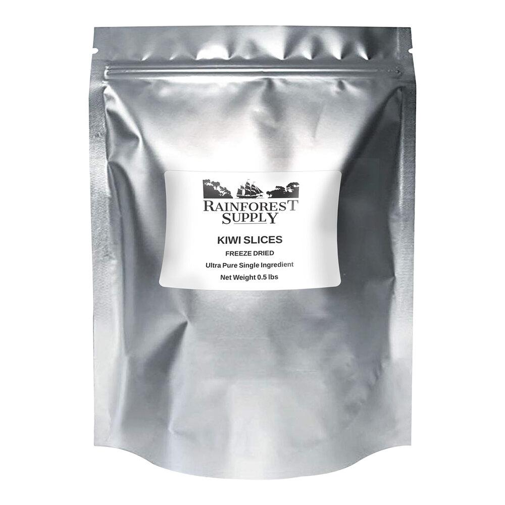 Rainforest Supply Freeze-Dried Sliced Kiwi 0.5 lb.