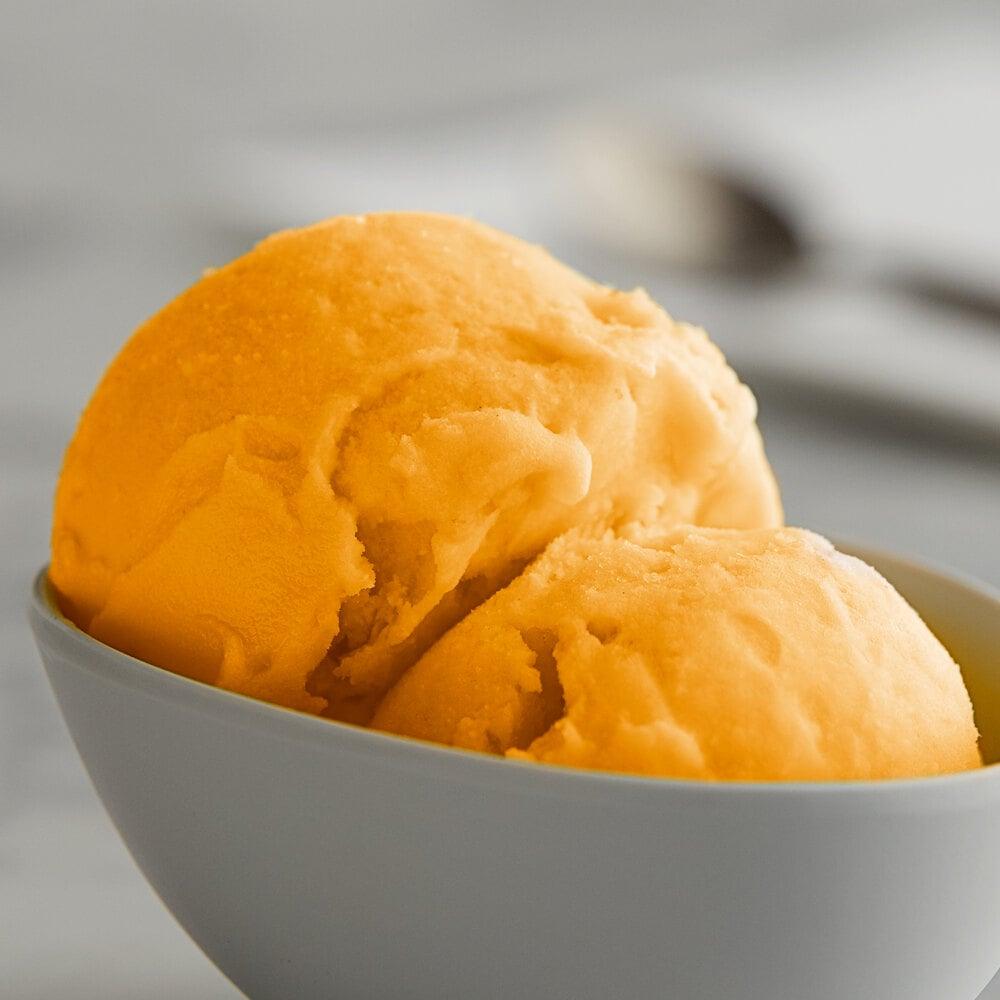 1 Case of Orange Cream Water Ice Base - 4 one gallon per Case